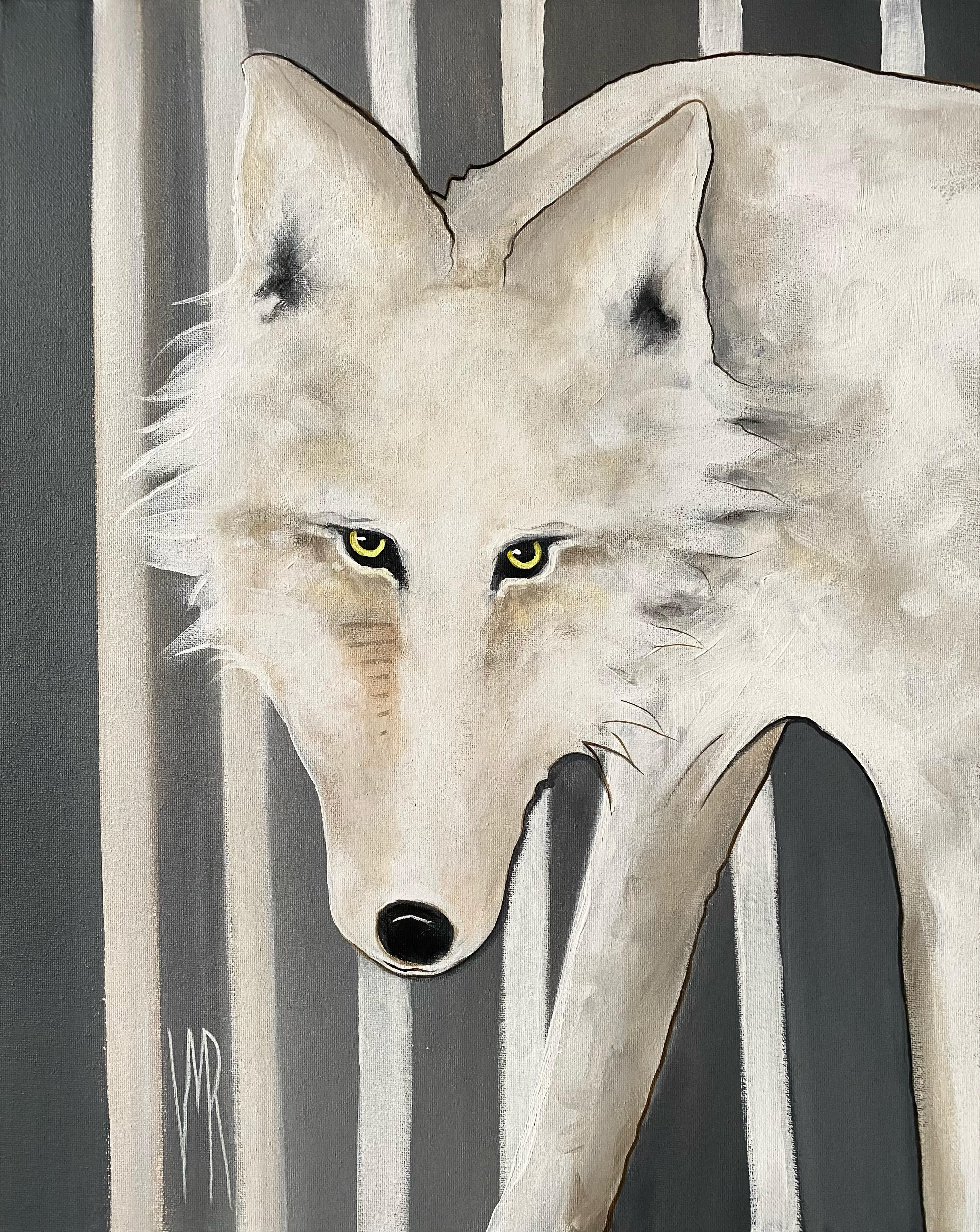 CROSSING BOUNDARIES White Wolf 2 by Virginia Maria Romero